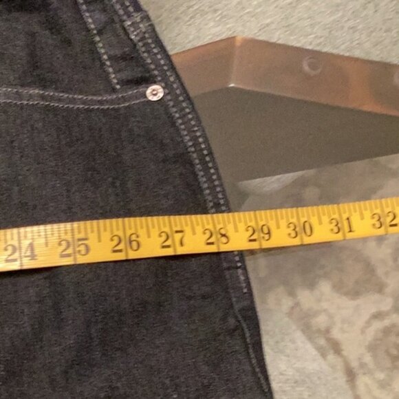 Dc Jeans Curvy Fit High Rise Wide Leg Dark Wash Jeans - Picture 6 of 10